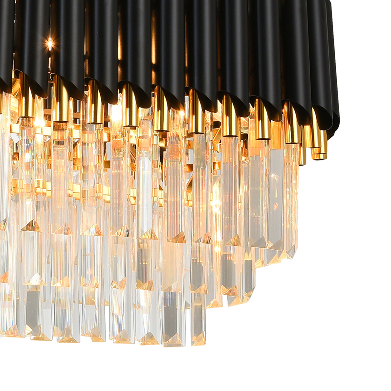 Подвесная люстра Natali Kovaltseva DARIAN 76017/8C GOLD BLACK