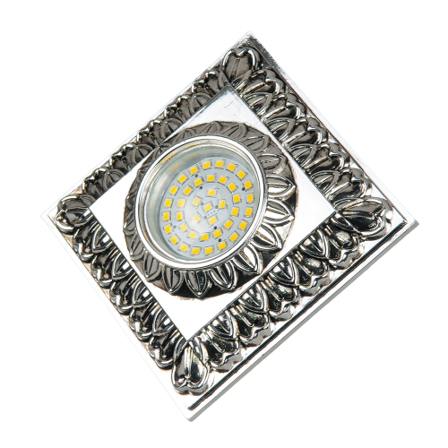 Встраиваемый светильник Elvan TCH-6121SQ-GU-10-Ch