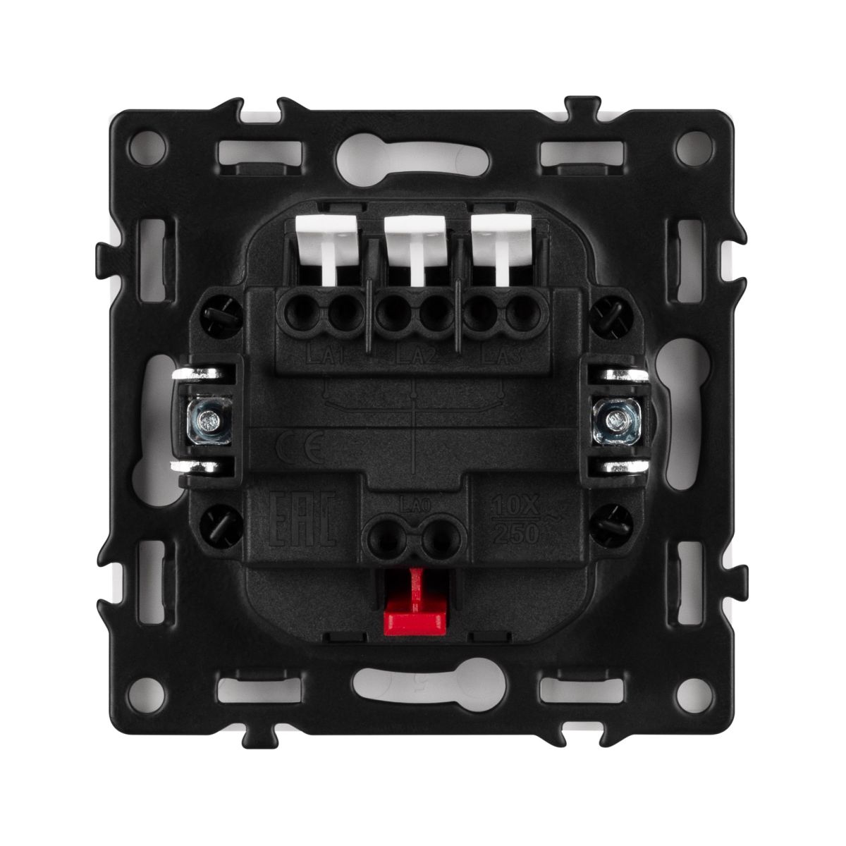 Механизм выключателя трехклавишный непроходной Arlight SWT-NOBE-MK03-SFPL-WH (230V, 10A) (Белый кварц) 061801