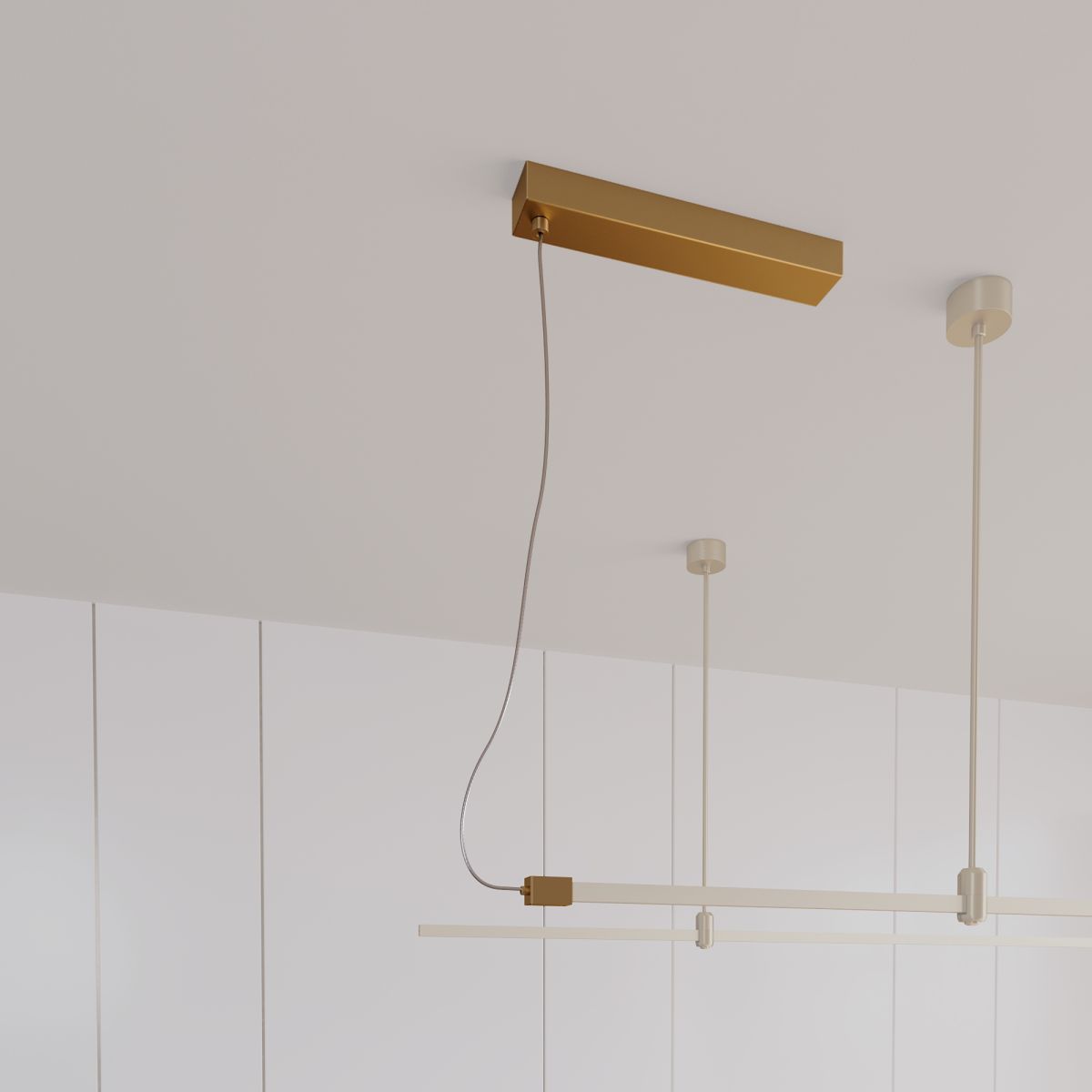 Потолочный короб Arlight ART-APRIORI-POWER-BOX-SIDE-L5000 (GD) (IP20 Металл) 049339