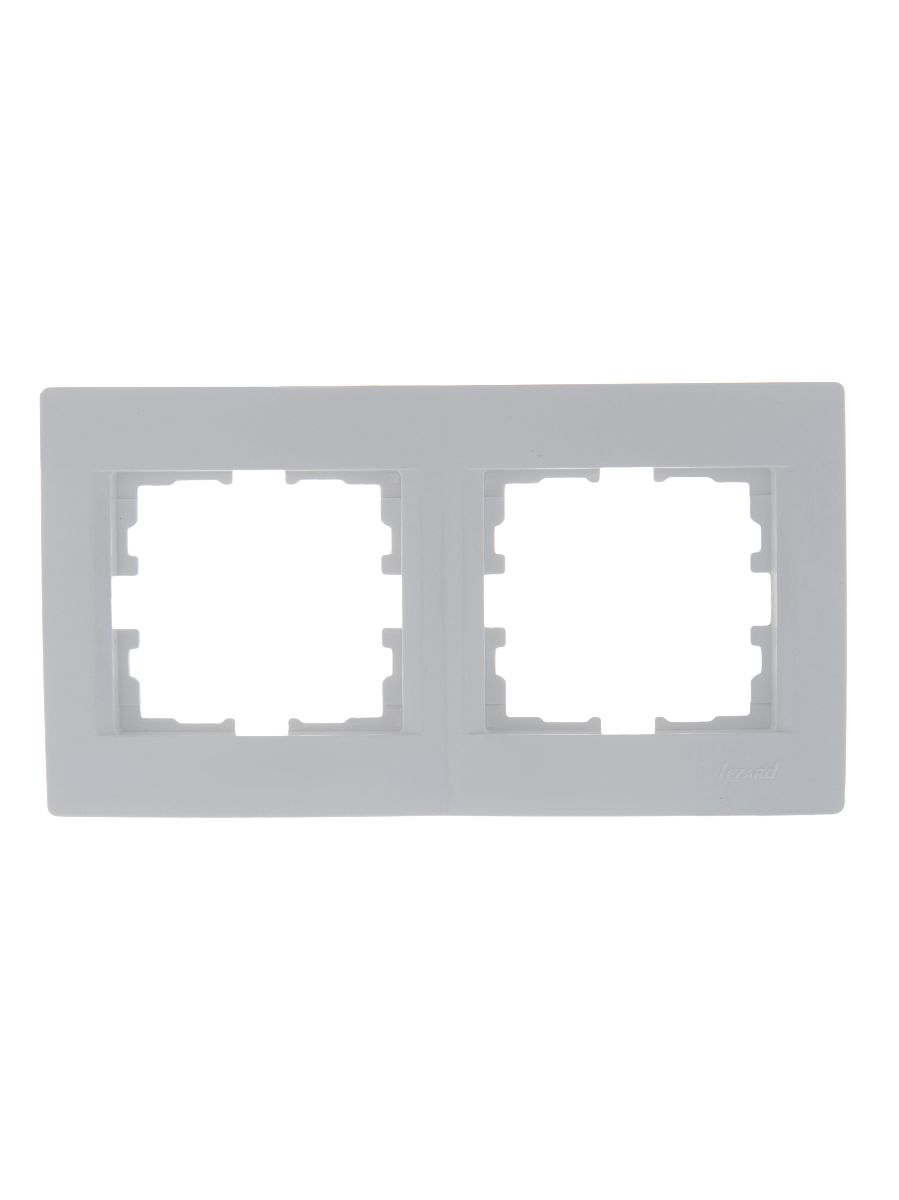 Рамка 2-местная горизонтальная Lezard Karina 707-0200-147