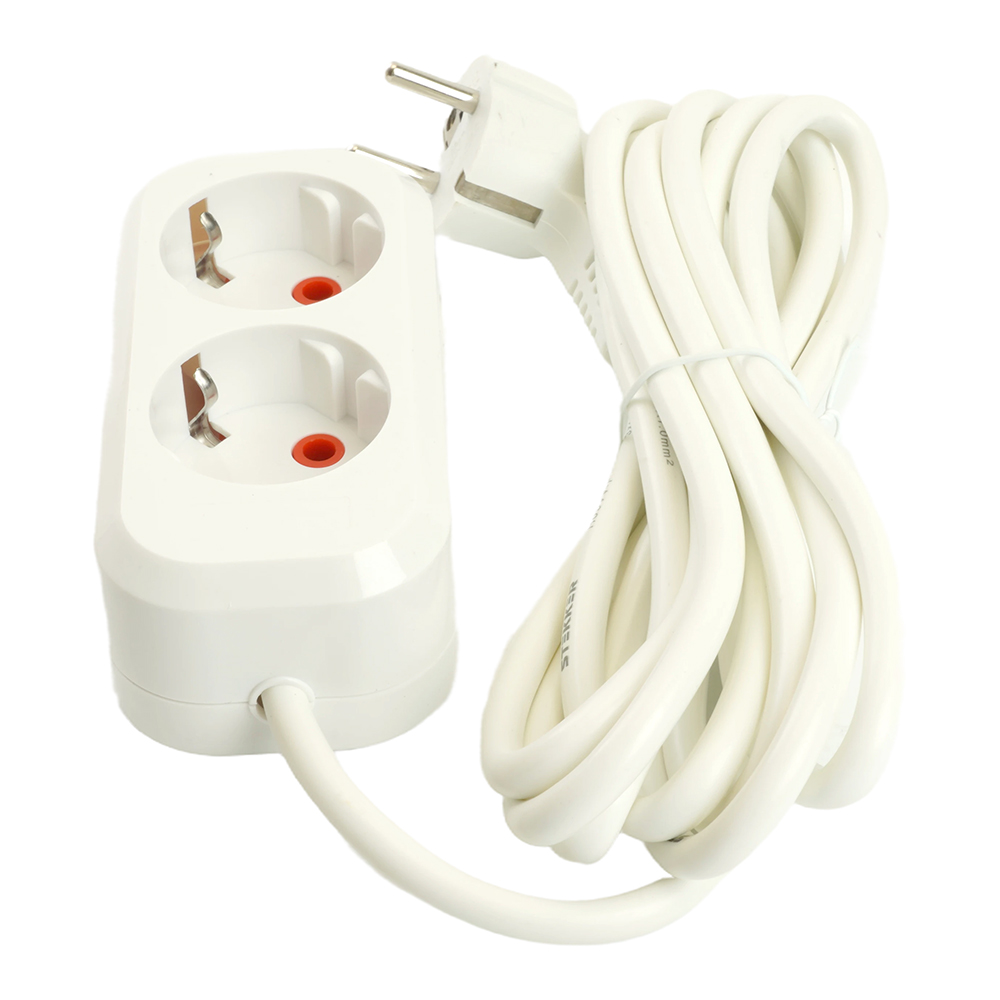 Удлинитель двухместный Stekker Home 49340