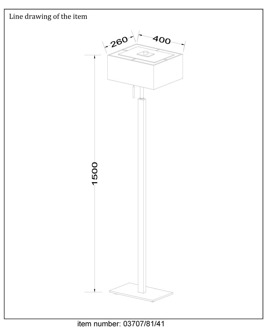 Торшер Lucide Festa 03707/81/41