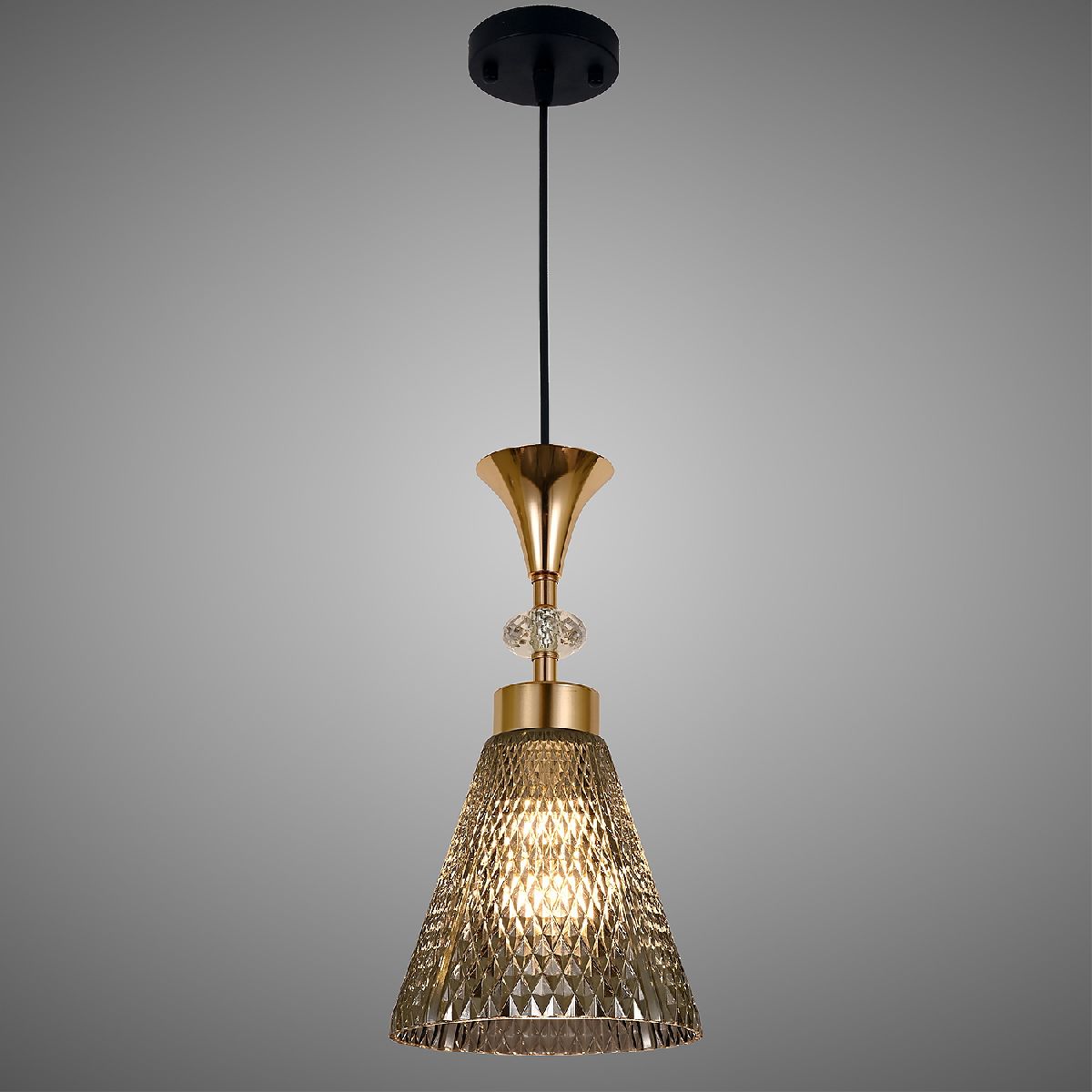 Подвесной светильник Reluce 02005-0.9-01 SMOKE