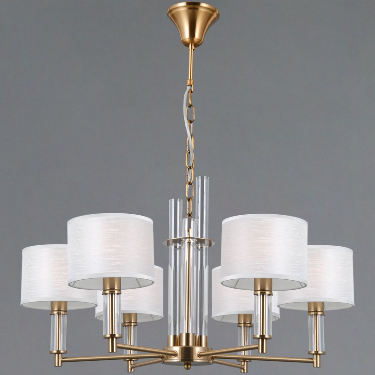 Подвесная люстра Illumico IL0755-6PSQ-25 BRASS GENOA