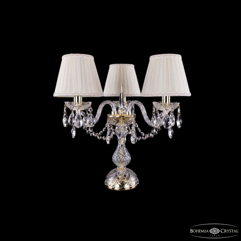 Настольная лампа Bohemia Ivele Crystal 1406L/3/141-39 G SH3A-160