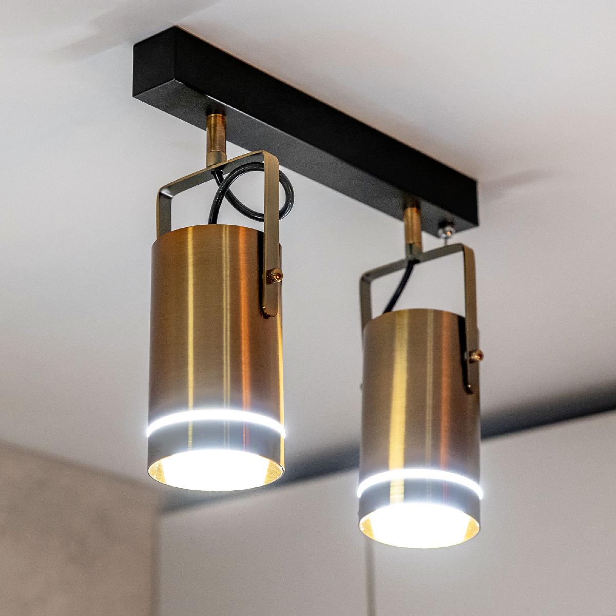 Настенный светодиодный светильник Eurosvet Bronze 20063/2 античная бронза