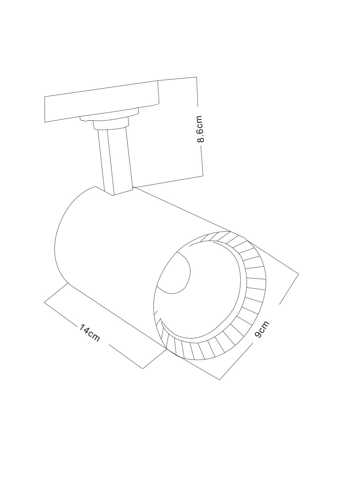 Трековый светильник Arte Lamp Vinsant A2664PL-1BK