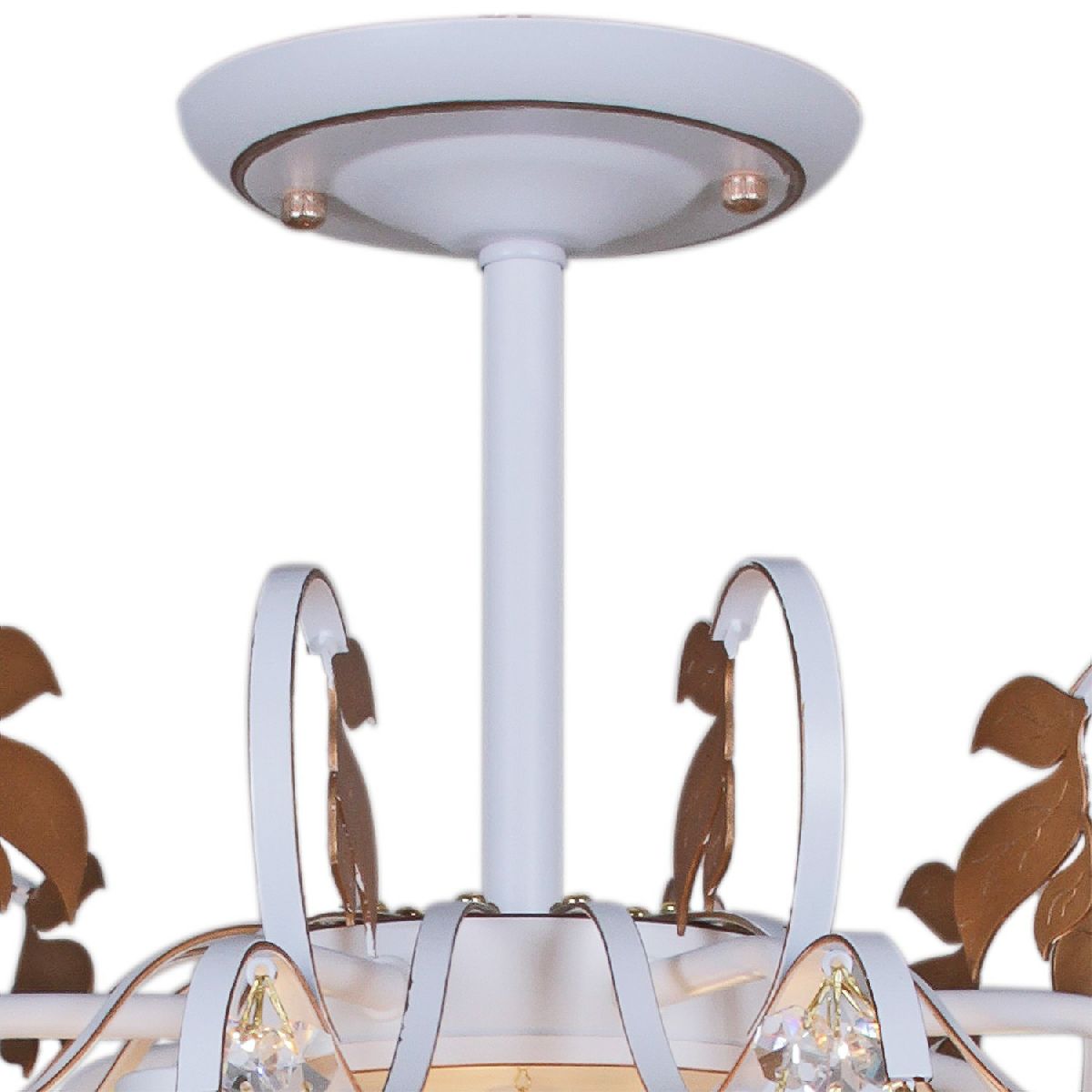 Люстра на штанге Reluce 96028-0.3-04 WH+GOLD PN