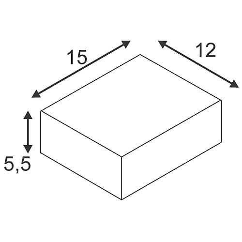 Уличный настенный светильник SLV Quadrasyl 232285