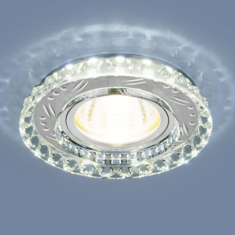 Встраиваемый светильник Elektrostandard 8351 MR16 CL/WH прозрачный/белый 4690389098390