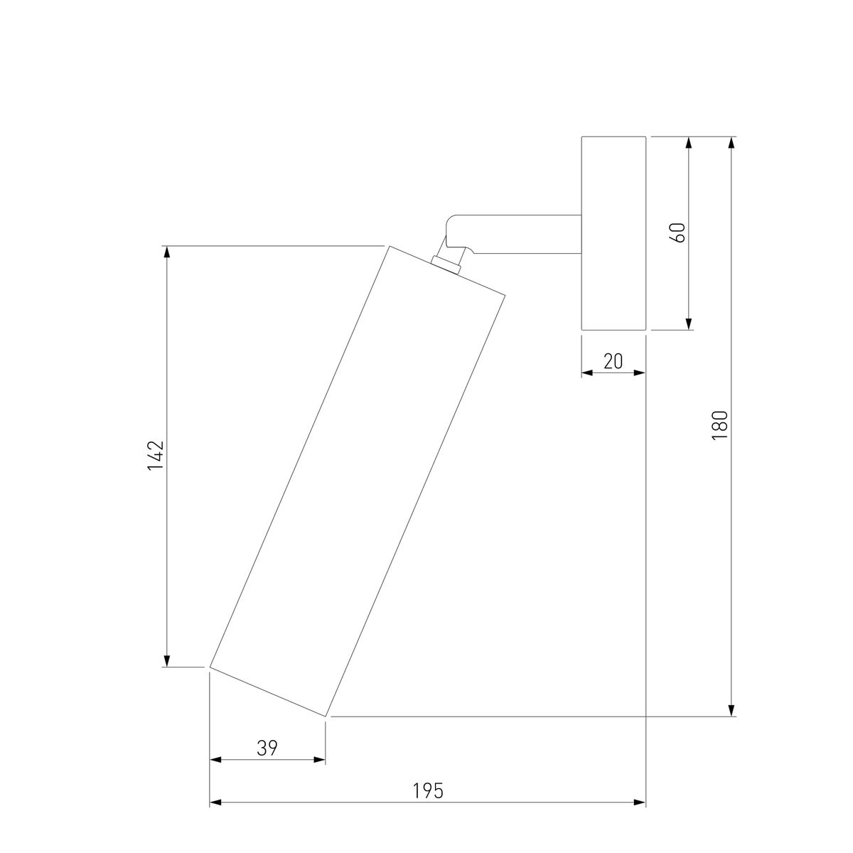 Спот Eurosvet Ease 20128/1 LED черный