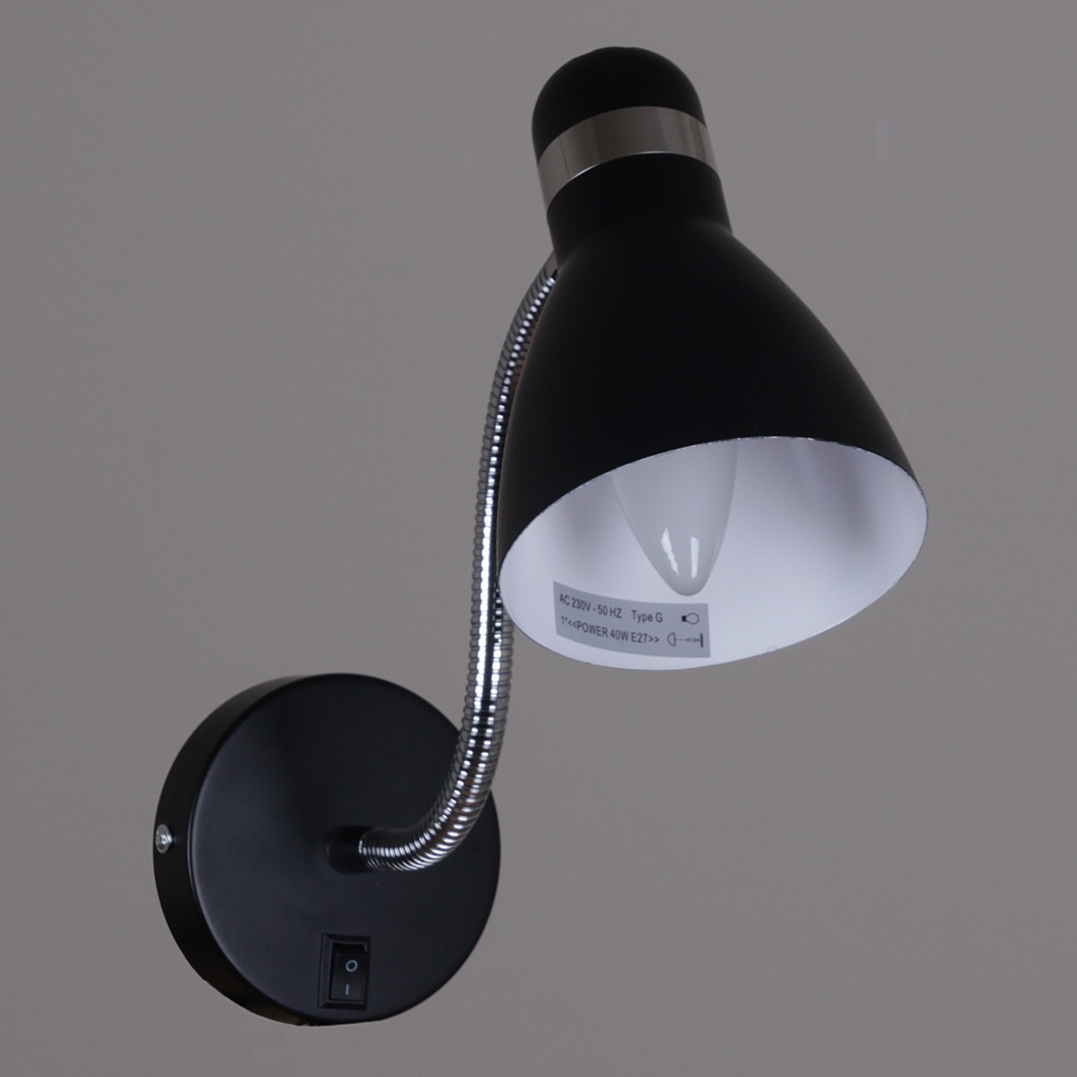 Гибкое бра Reluce 04714-0.2-01SL BK