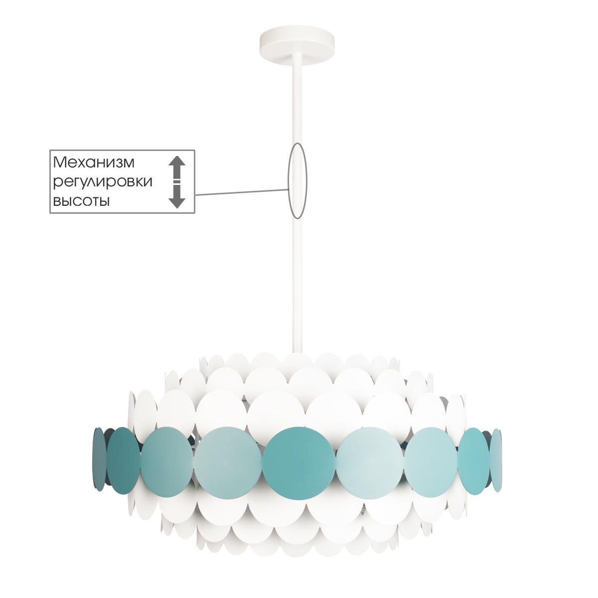 Люстра на штанге Loft IT Juicy 10310/S Blue