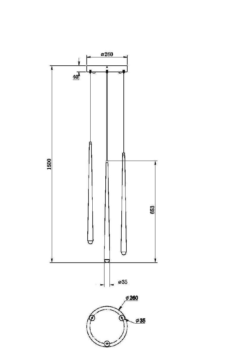 Подвесной светильник Maytoni Cascade MOD132PL-L18BSK