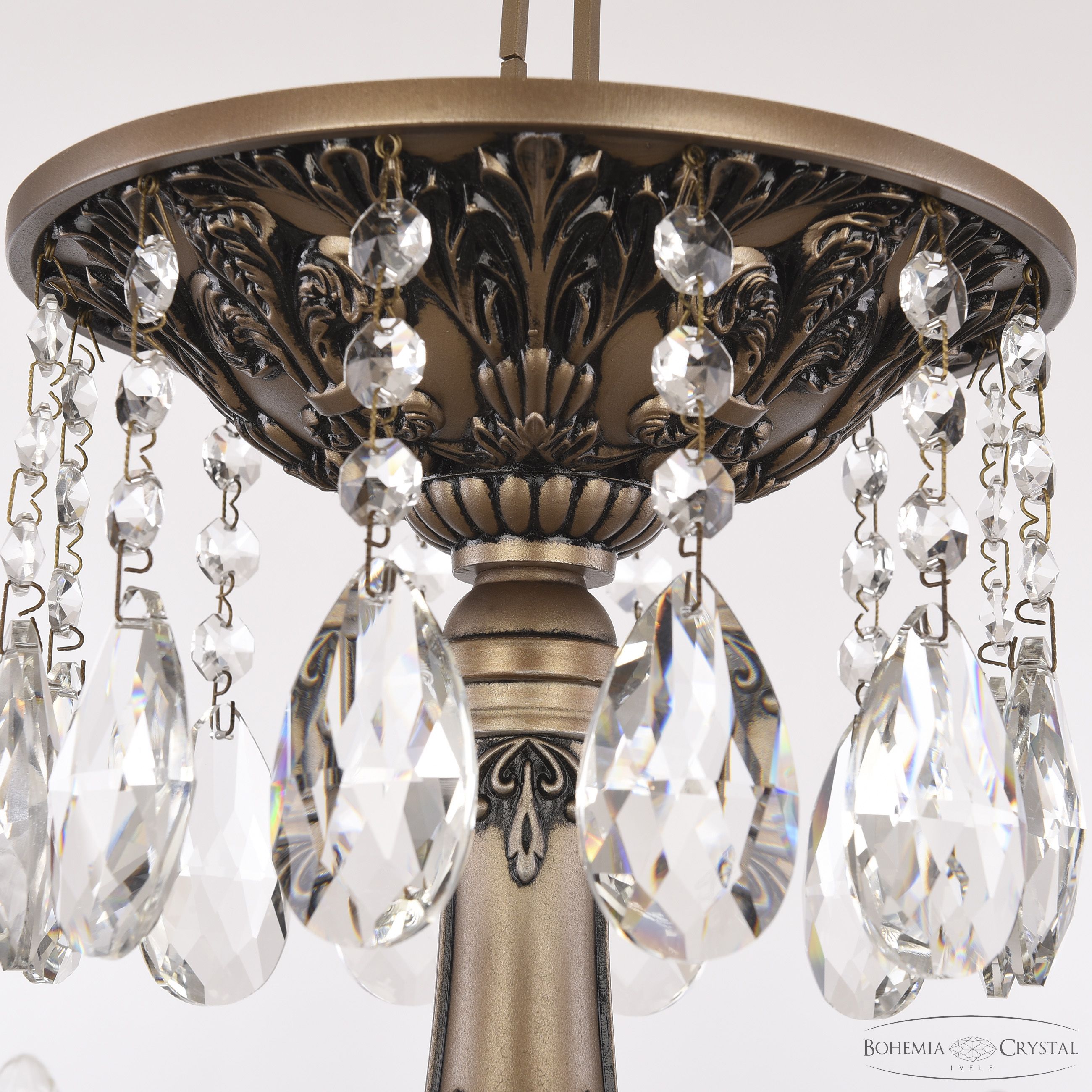 Подвесная люстра Bohemia Ivele Crystal AL79101/12+6/300/2D A SGB