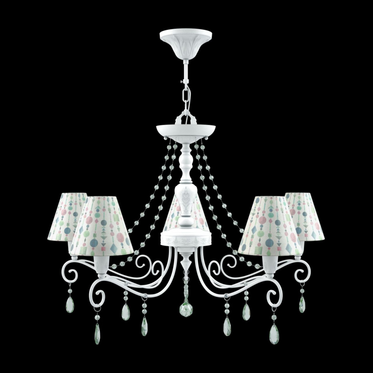 Подвесная люстра Lamp4you Provence E4-05-WM-LMP-O-17-CRL-E4-05-GR-UP