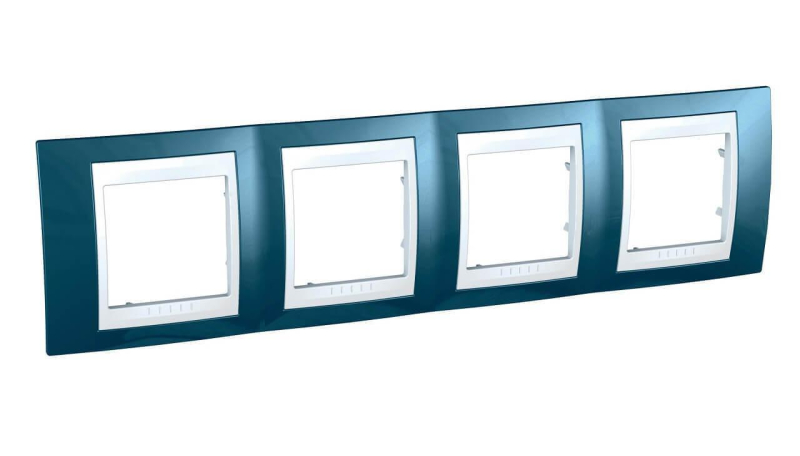 Рамка 4-постовая Schneider Electric Unica Хамелеон MGU6.008.854