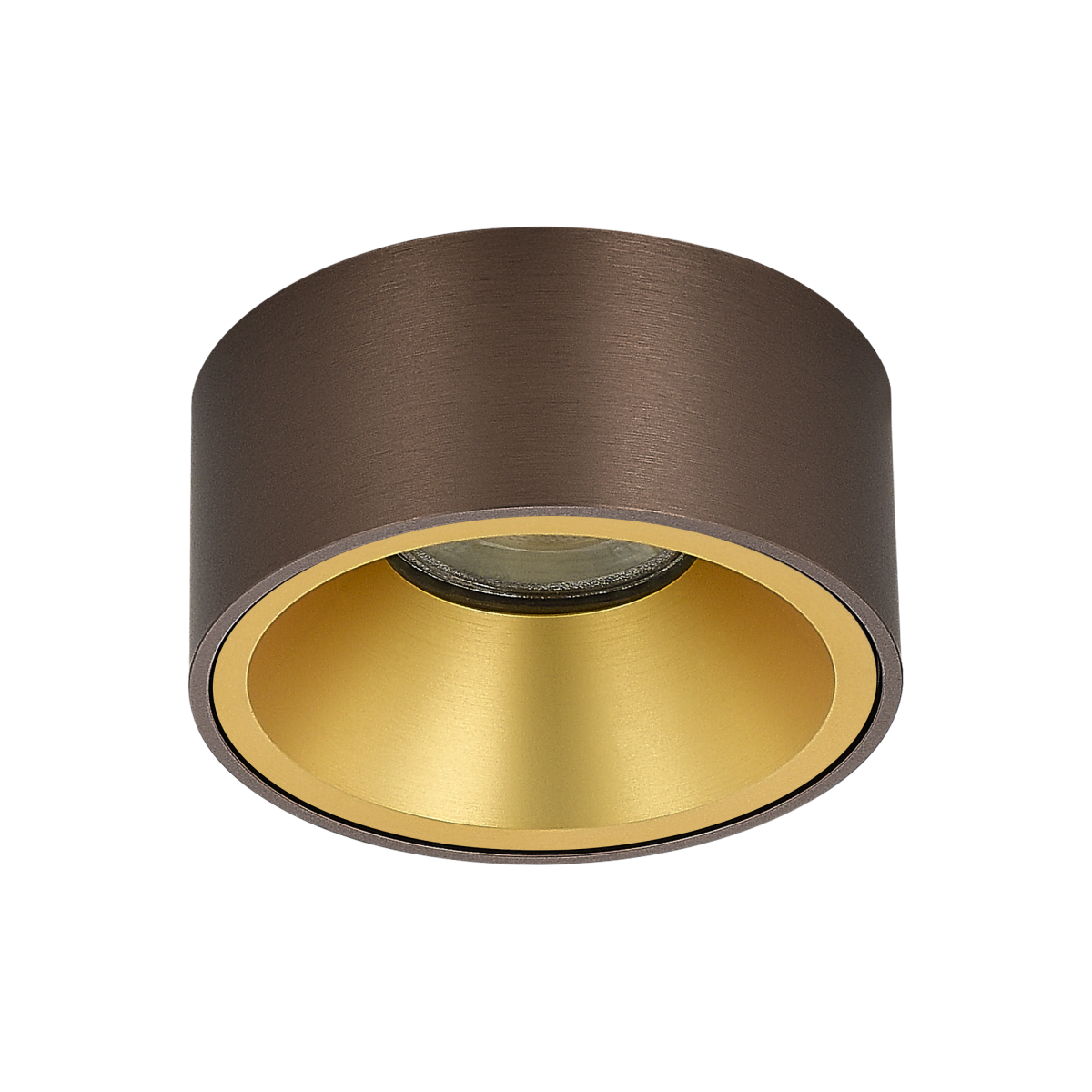 Встраиваемый светильник Donolux Munich DL18030R1DBronzeBrass F