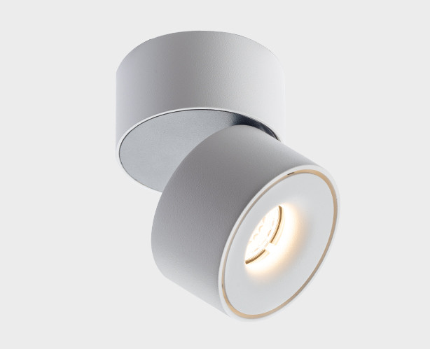 Светодиодный спот Italline IT02-001 white + IT02-001 ring gold УЦ