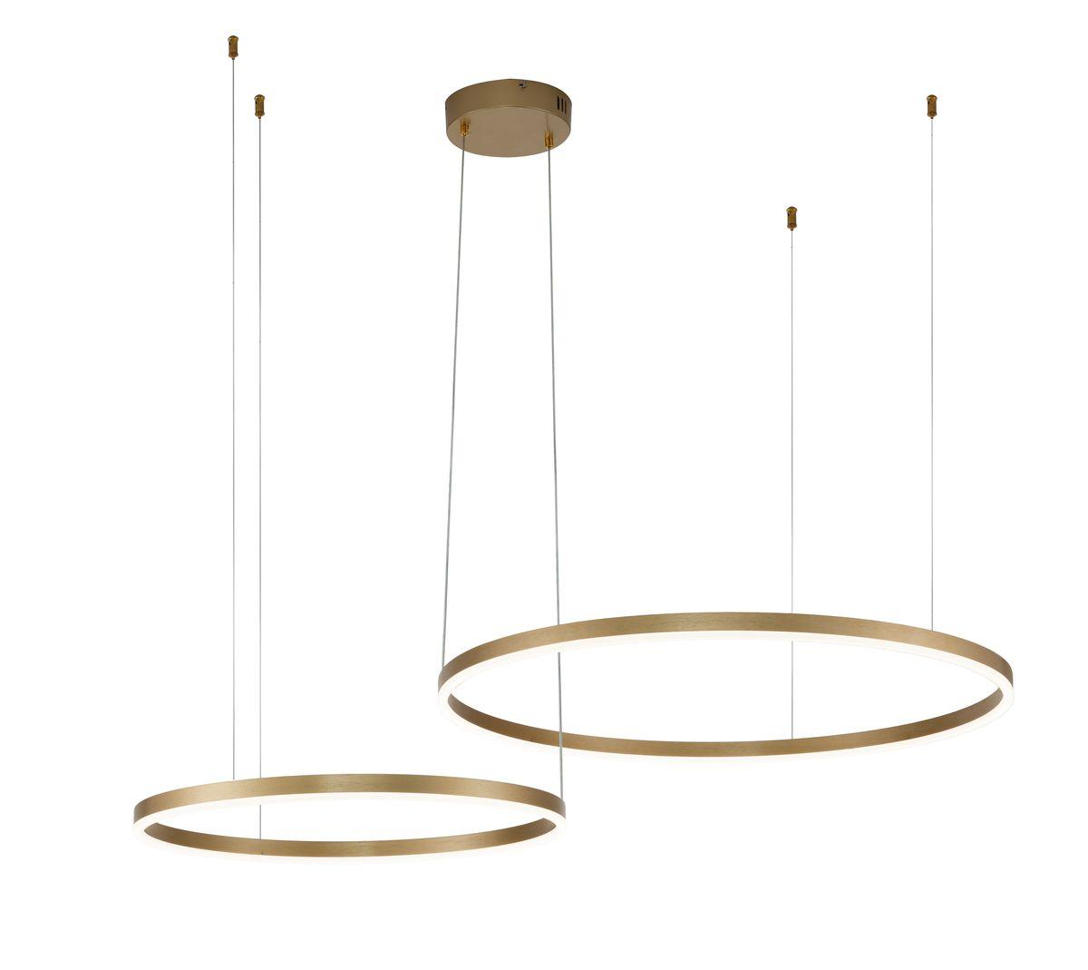 Подвесная люстра Indigo Galass 14001/2P Gold V000011L