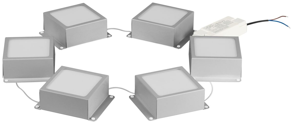 Встраиваемый светильник (комплект из 6 шт.) Эра SPO-646-3-5K-S6 Б0063043