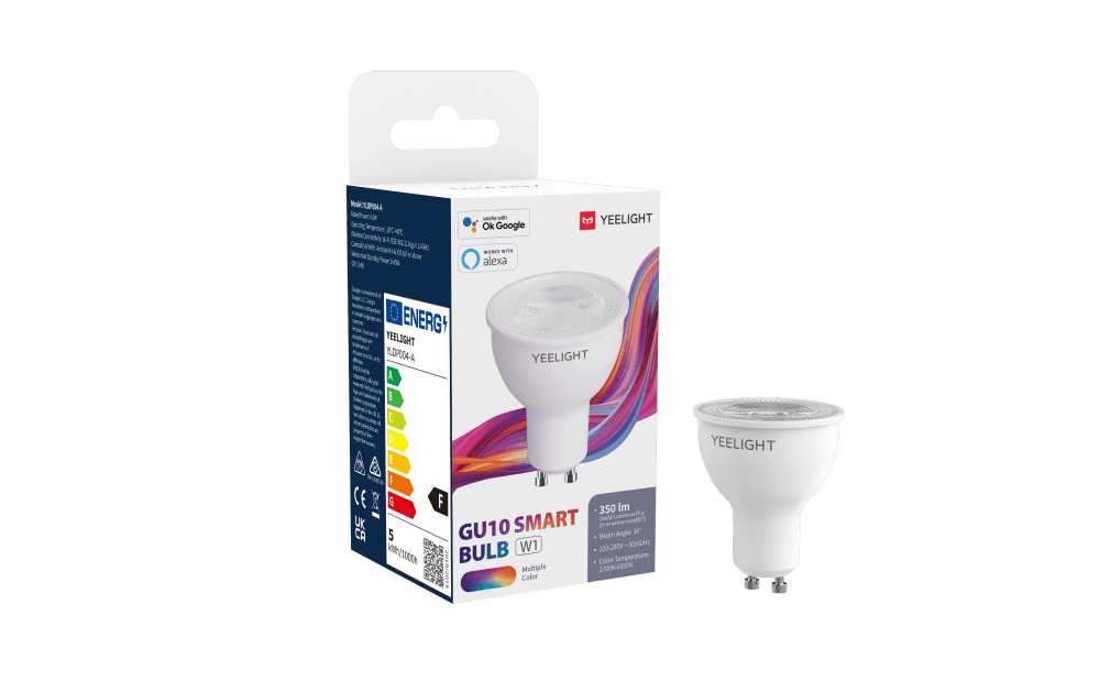 Светодиодная умная лампа Yeelight Smart bulb(Multicolor) GU10 4,5W 2700/6500K YLDP004-A