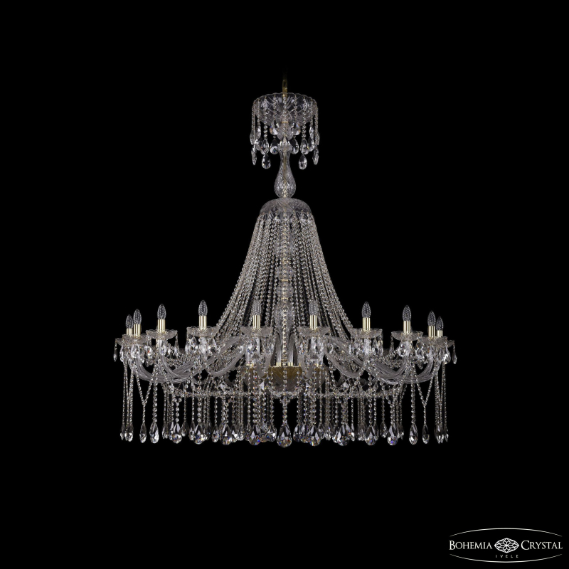 Подвесная люстра Bohemia Ivele Crystal 1413/20/530/XL-158 G
