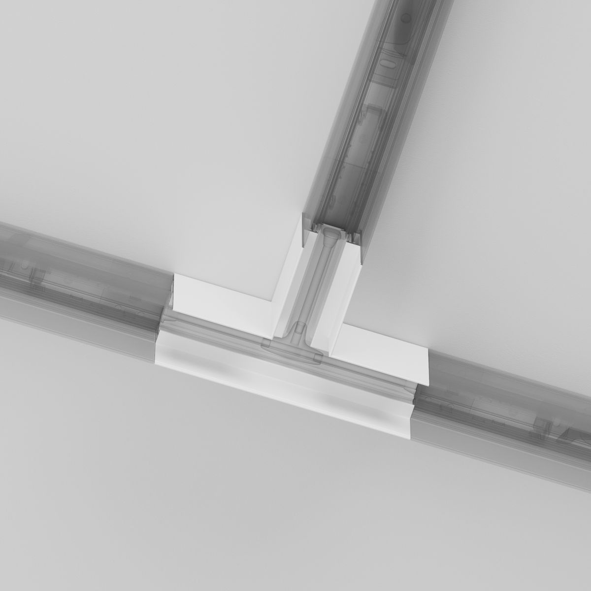 Коннектор Т-образный накладной Maytoni Magnetic track system Gravity TRA010CT-41W