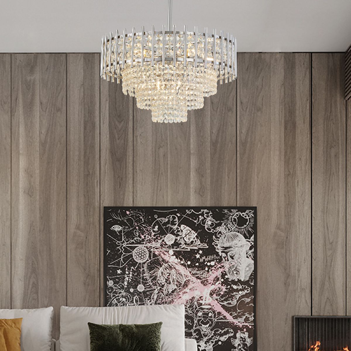 Люстра на штанге Arte Milano Sorrento 376109/7/300/490 CR