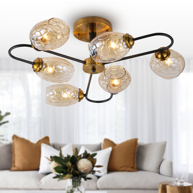 Люстра на штанге Rivoli Moonless 3126-306 Б0054856