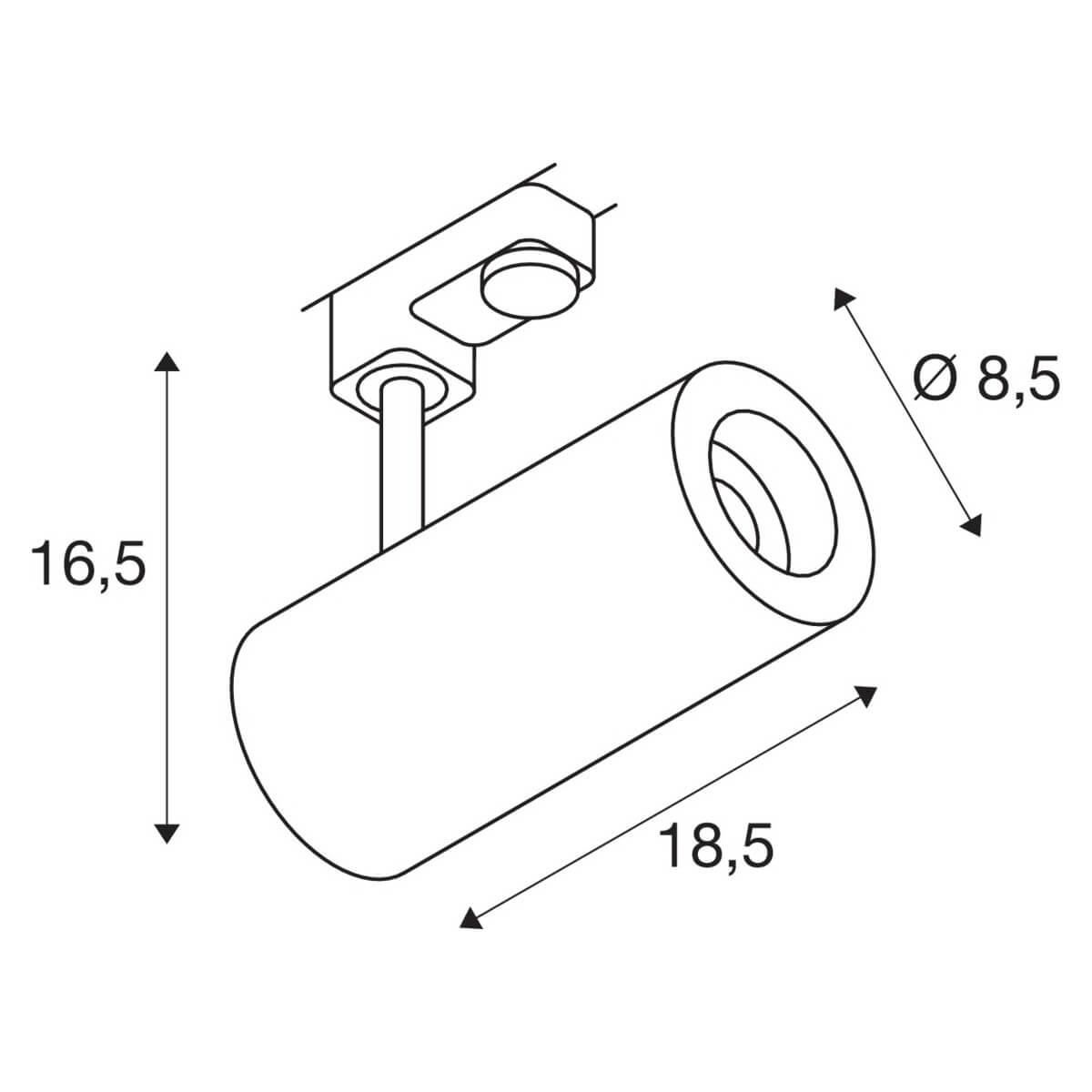 Трековый светильник SLV 3Ph Numinos 1004172