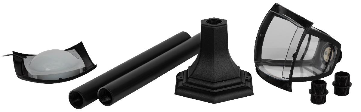 Ландшафтный светильник Эра ДТУ 07-8-002 У1 «Валенсия 4» черный Б0057510