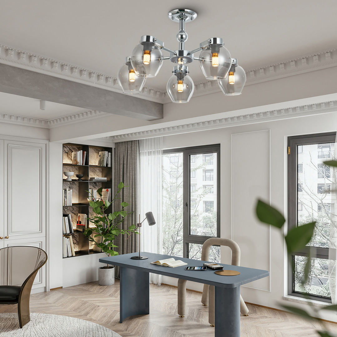 Люстра на штанге Arte Milano Neapolis 273307/5 Ni