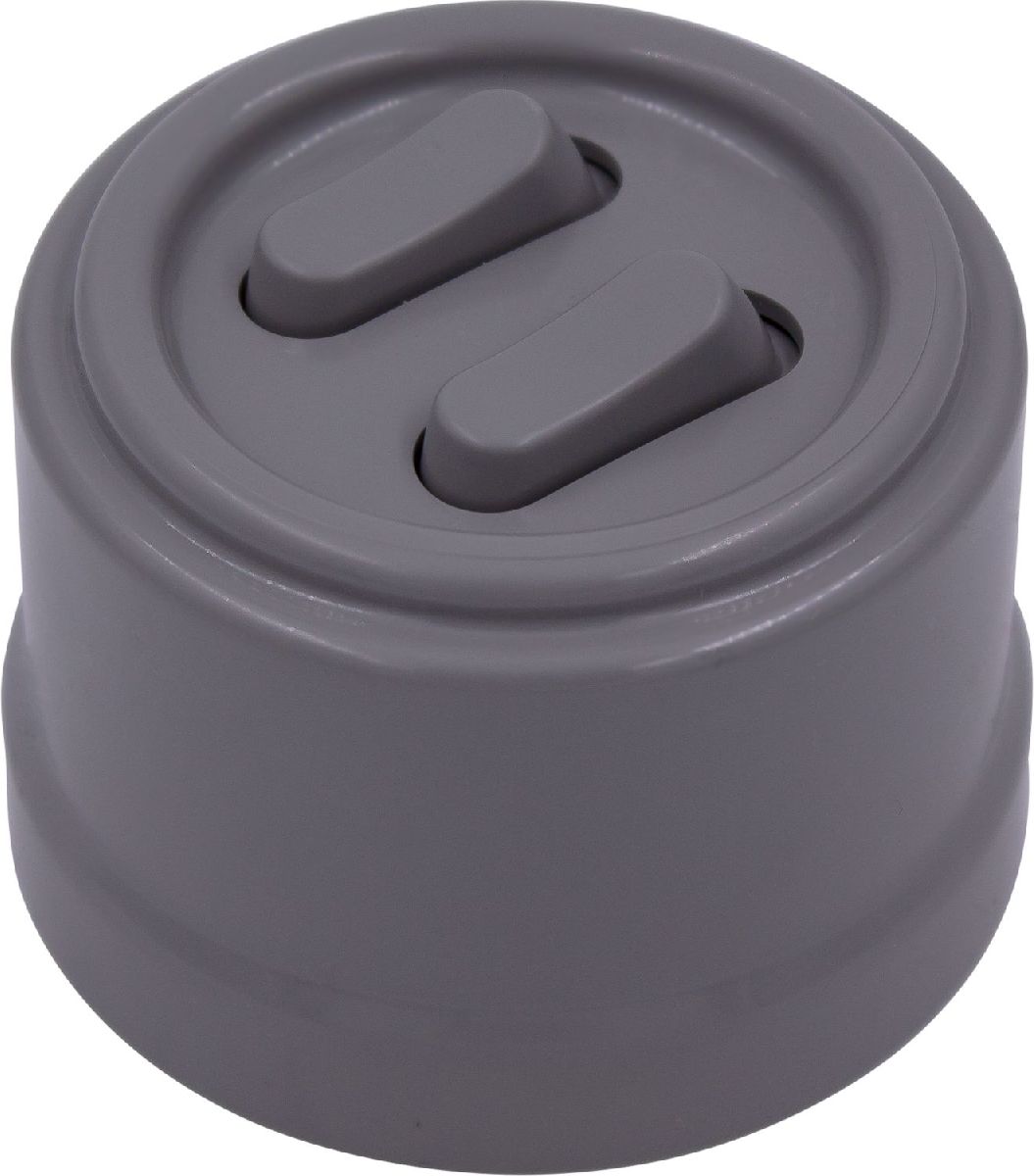 Выключатель двухклавишный Bironi Лизетта B1-222-26