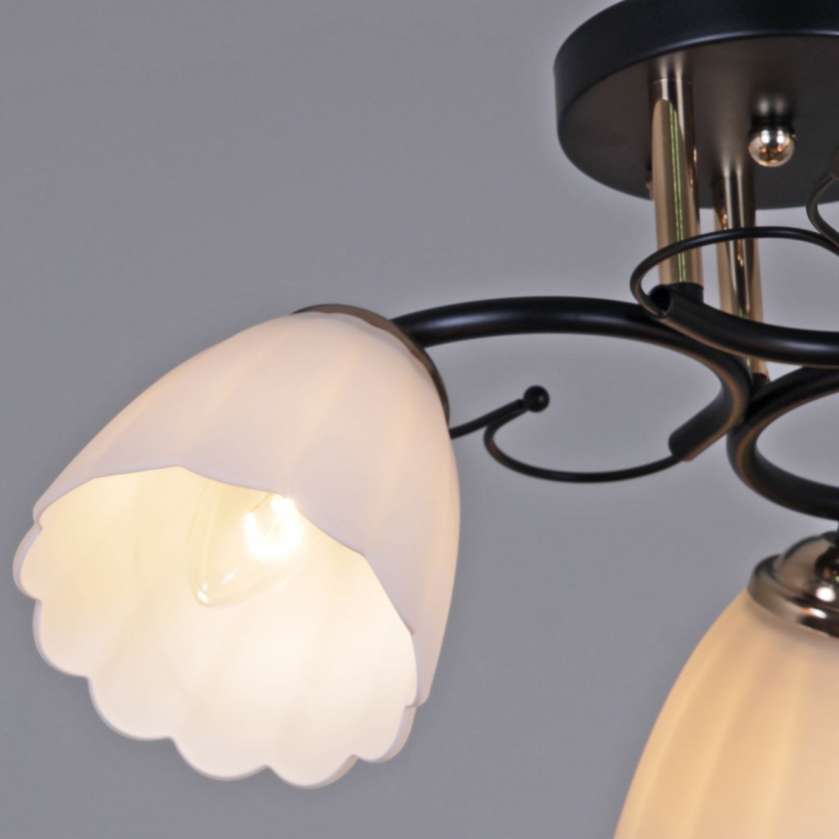 Потолочная люстра Reluce 10134-0.3-03 BK+FG