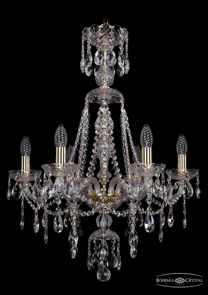 Подвесная люстра Bohemia Ivele 1415/6/200/XL-77/G