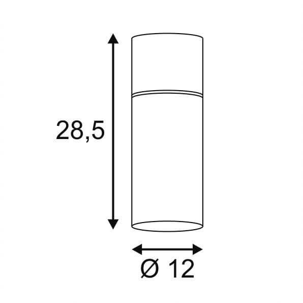 Уличный светильник SLV Germa 157cm Single 234111