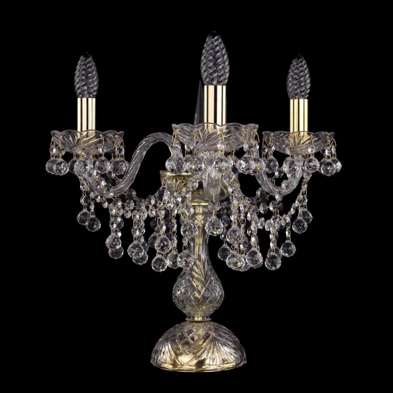 Настольная лампа Bohemia Ivele 1409L/3/141-39/G