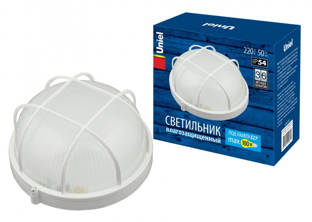Потолочный светильник (UL-00006771) Uniel UWL-R01 100W/E27 IP54 White