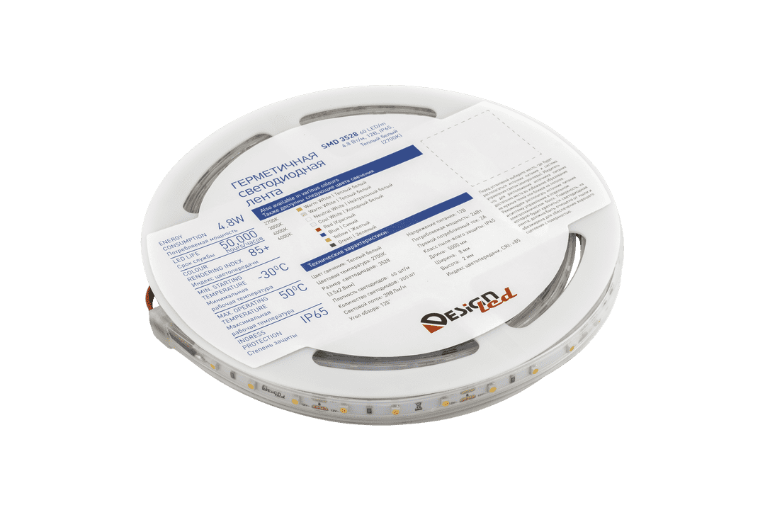 Светодиодная лента DesignLed DSG360-12-WW-65 005702