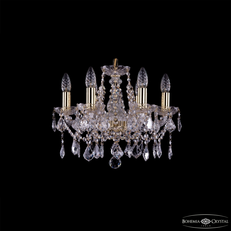 Подвесная люстра Bohemia Ivele Crystal 1413/6/141 G Leafs