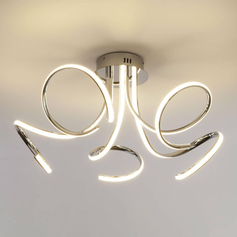 Потолочный светодиодный светильник Eurosvet Supreme 90068/5 хром