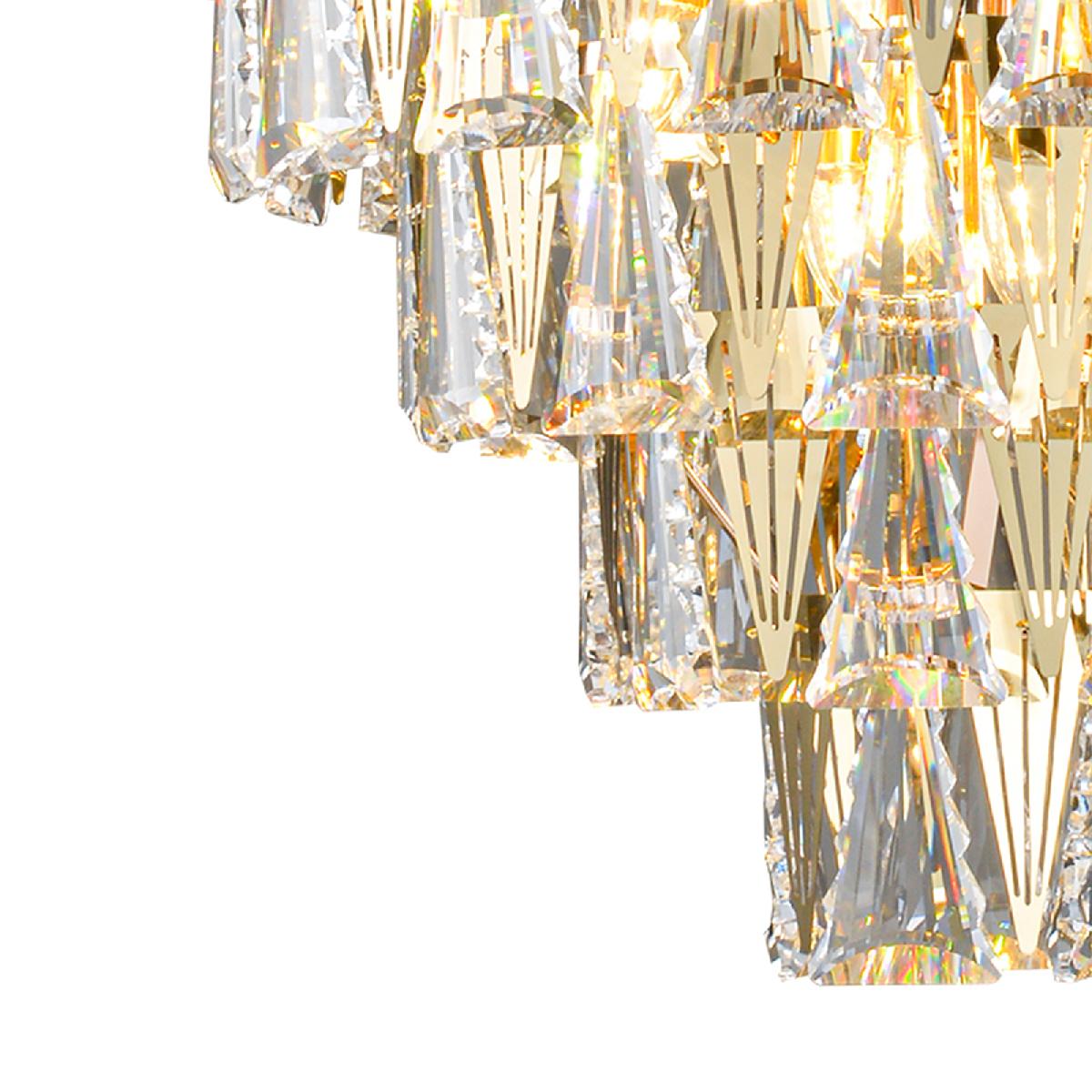 Подвесная люстра Natali Kovaltseva AMANDA II 81441/12C GOLD