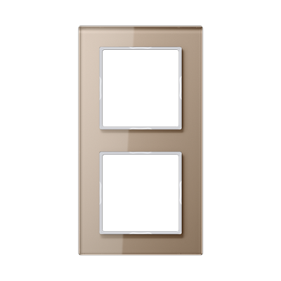 Рамка двухместная Jung AC582GLCH