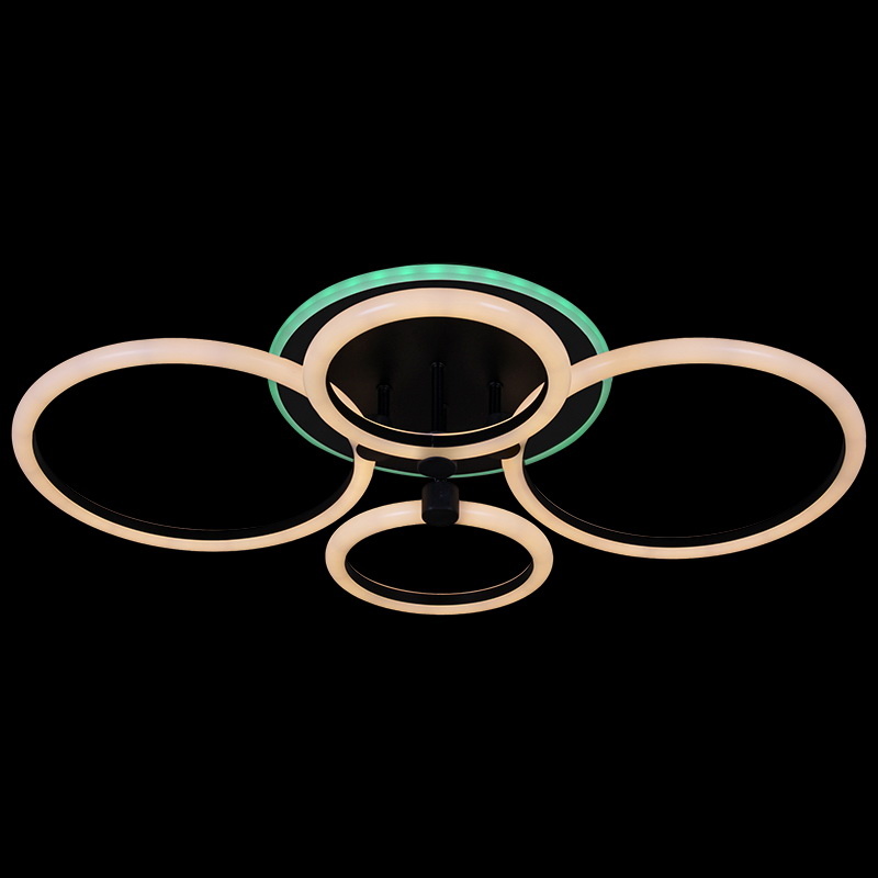 Потолочная люстра Reluce 20432-0.3-2+2+1 BK