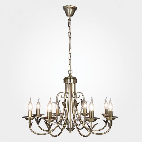 Подвесная люстра Eurosvet Афина 60050/8 античная бронза