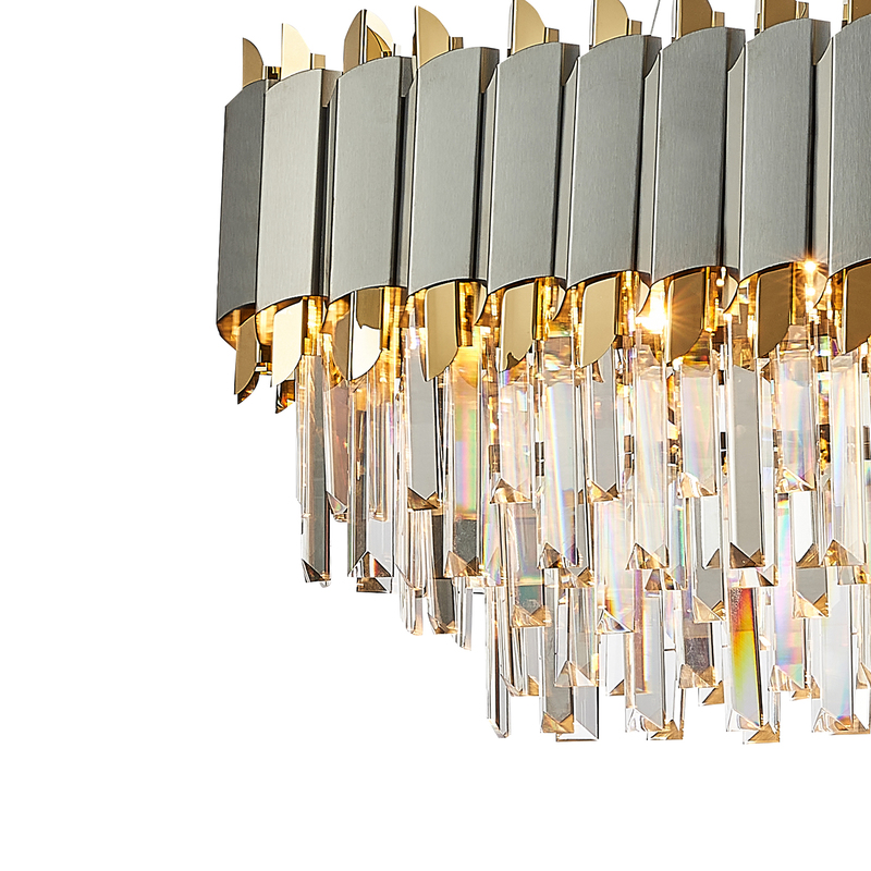 Подвесная люстра Natali Kovaltseva QUEEN II 81450/12C GOLD