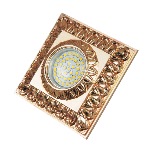 Встраиваемый светильник Elvan TCH-6121SQ-GU-10-Gl