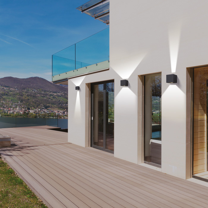 Уличный настенный светодиодный светильник Novotech Kaimas 357402